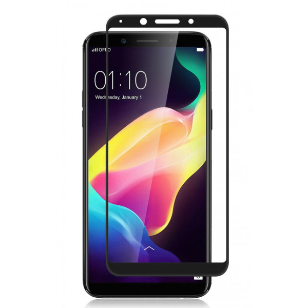 Oppo F5 3D Tempered Full Glass Screen Protector - Clear